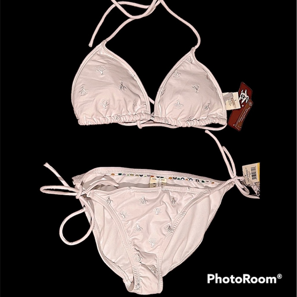 🆕 Original Penguin white bikini M/L - NWT